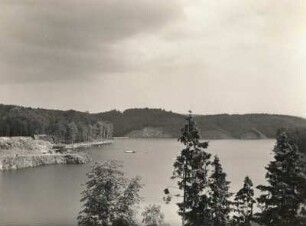 Mittelsächsisches Bergland. Kriebsteiner Talsperre, unteres Ende