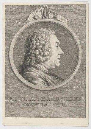 Bildnis des Ph. Cl. A. de Caylus