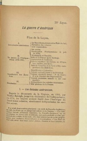 La guerre d'Amérique
