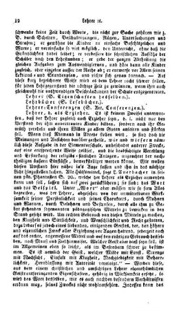 Lehrer-Conferenzen, (s. Art. Conferenzen)