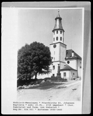 Katholische Pfarrkirche Sankt Johannes Baptista