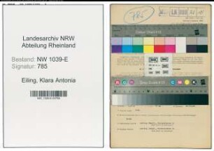 Entnazifizierung Klara Antonia Eiling , geb. 08.07.1919 (Bueroangestellte)
