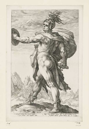 Calpurnius, Blatt 8 der Folge "Römische Helden"