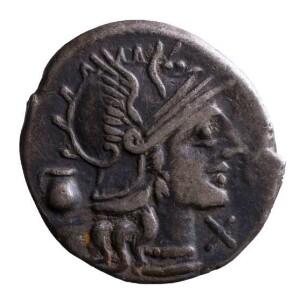 Münze, Denar, 137 v.Chr.