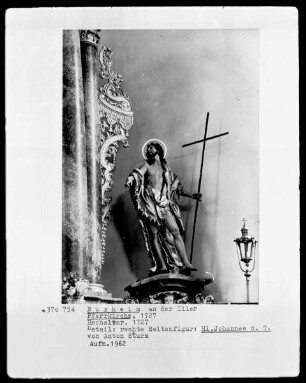 Rechte Seitenfigur - Johannes der Täufer