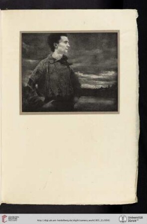 [Eduard J. [Jean] Steichen, II. Portrait of a Young Man, halftone reproduction from gum print]