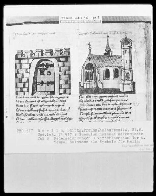 Speculum humanae salvationis — ---, Folio 8rectoBuchseite