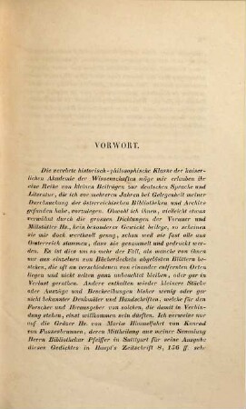 Beiträge zur ältern deutschen Sprache und Literatur, 1