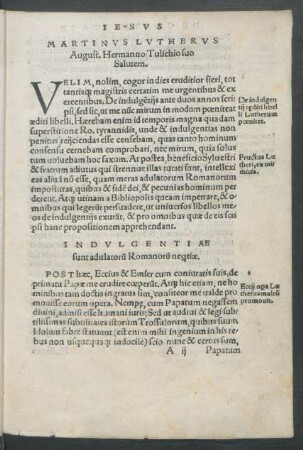 Indulgentiae sunt adulatorum Romanorum nequitiae.