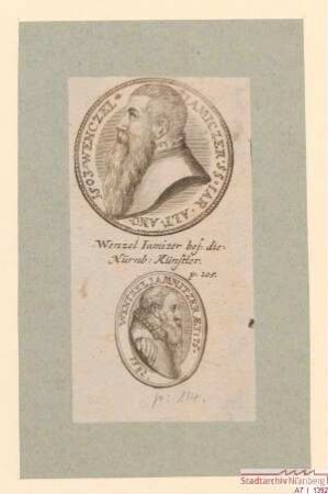 Medaille auf Wenzel Jamnitzer