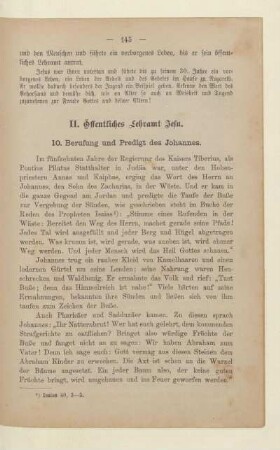 II. Öffentliches Lehramt Jesu