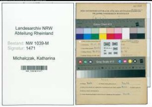 Entnazifizierung Katharina Michalczak , geb. 14.10.1902 ()