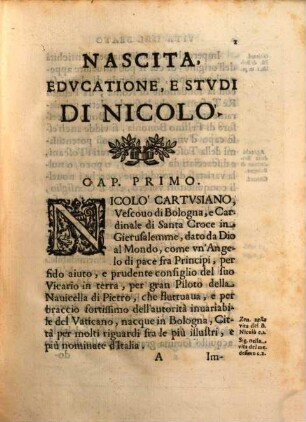 Vita Del B. Nicolò Albergati Card. Di Santa Croce