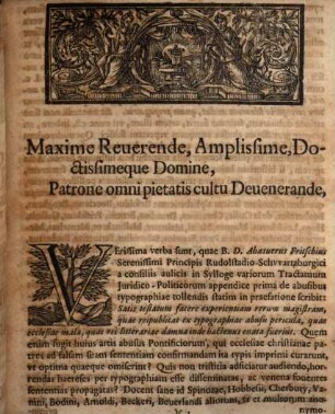 Occasione novae quae Constantinopoli est exstructa, typographiae ... [A. E. Faselio] gratulari debebat Wolffgangus Adolphus Schroenius