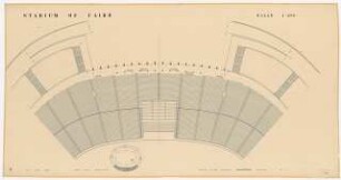 Sportfield Kairo Main Stadium: Upper Circle, Sector N U3, 1:200