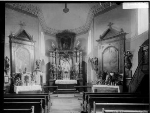 Neibsheim Lorettokapelle Innenansicht Richtung Altar
