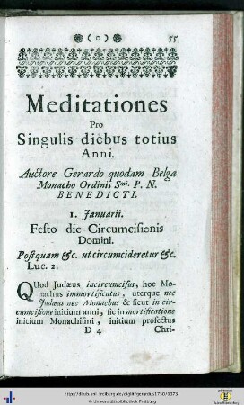 Meditationes pro singulis diebus totius anni