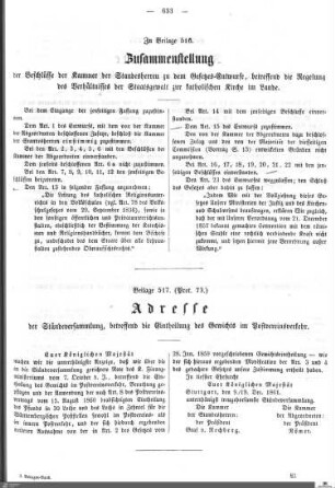 Beilagen zu Protokoll, 73. Sitzung