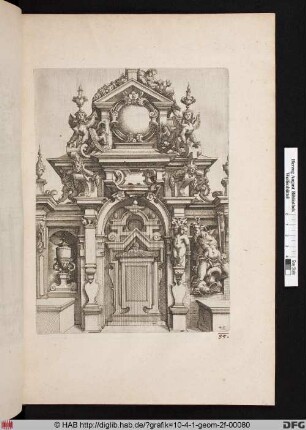 [Portal mit Flussgott und Sphinxe. Band II.]