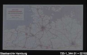 Netz der Bundesautobahnen und Bundesstrassen