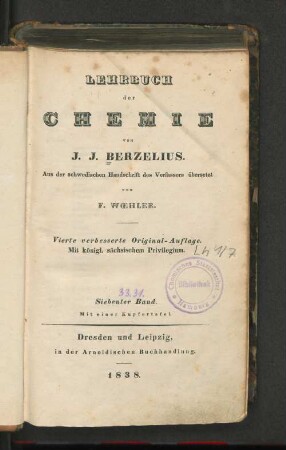 Bd. 7: Lehrbuch der Chemie