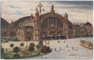 Der Hauptbahnhof in Frankfurt am Main
