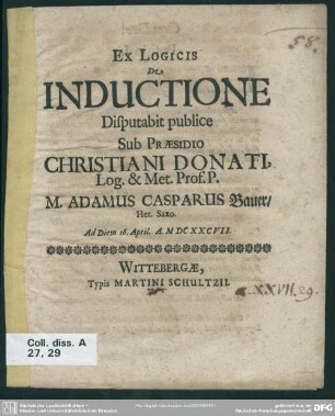 Ex logicis de inductione