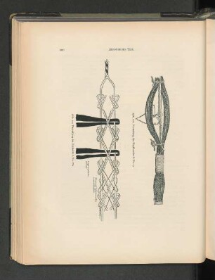 Abb. 201. Herstellung des Kopfbandes S. Na. 15. Abb. 202. Herstellung der Halskette S. Na. 174.