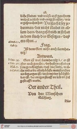 Zweiter Teil: Von des Menschen Erlösung (Frage 12-25)