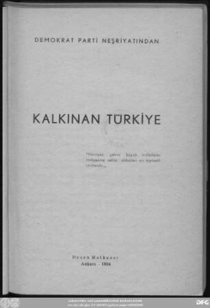 Kalkınan Türkiye
