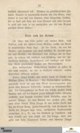 Reise nach der Krimm