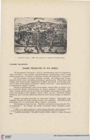 11: Zamek przemyski w XVI wieku