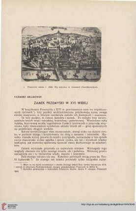 11: Zamek przemyski w XVI wieku