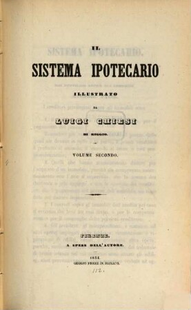 Il sistema ipotecario illustrato, 2