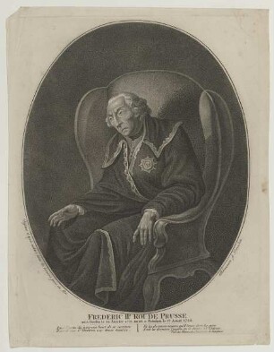 Bildnis des Frederic II. de Prusse