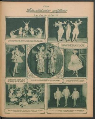Actualidades gráficas : Las danzas infantiles