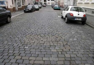 Straßenpflaster; Darmstadt, Erbacher Straße