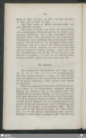 Die Kamine
