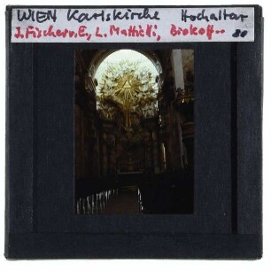 Wien, Karlskirche : Hochaltar