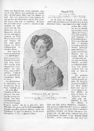 Wilhelmine Kiß, geb. Brunner