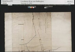Friedrich August und Friedrich Christoph Erbstolln bei Reichenau, südlicher Teil der Grubenbaue