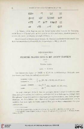 16: Recherches sur plusieurs plantes connues des anciens égyptiens, [4]