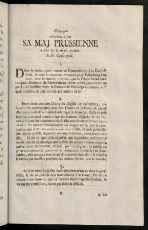 B1r-C2v, Relation addressée à feu ...