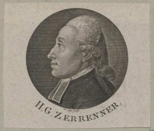 Bildnis des H. G. Zerrenner