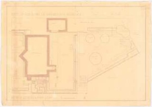 Garten Kurt Richter, Berlin-Dahlem: Lageplan mit Gartenplan 1:100