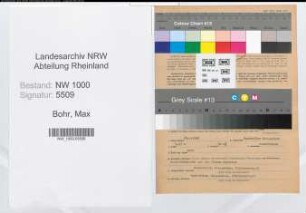 Entnazifizierung Max Bohr, geb. 25.01.1903 (Architekt)