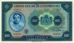 Geldschein, 100 Francs (FRF), 1944?
