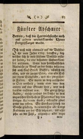83-100, Fünfter Abschnitt - Sechster Abschnitt