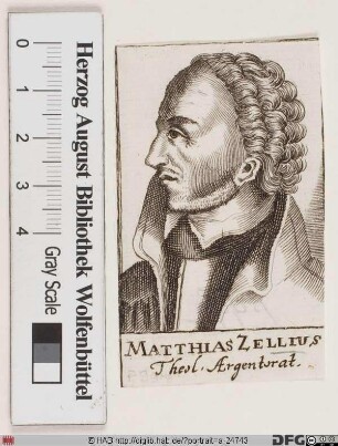 Bildnis Matthäus Zell(ius)