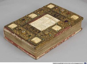 Goldschmiedeeinband zum Evangeliar - BSB Clm 22021#Einband